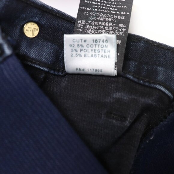 J Brand‎ Mama J Skinny Jeans 27 Mid Rise Maternity Stretch Denim Bluebird Dark - Picture 6 of 6